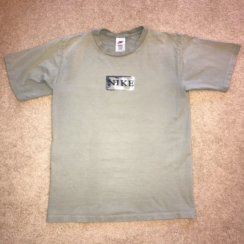 Nike Vintage 90s Short Sleeve T Shirt Kids Size XL USA Made Cotton Flaw